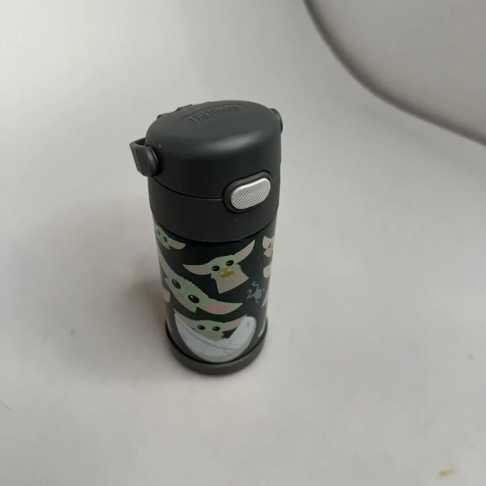 Thermos Kids 10 oz Grogu Baby Yoda Bottle Flip Top Star Wars Handle BPA Free